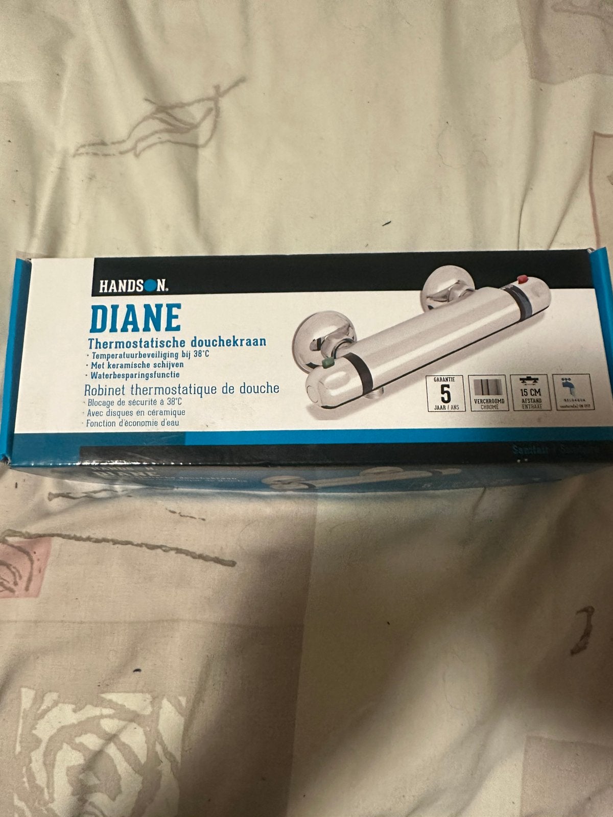 Thermostatische douche kraan NIEUW, Doe-het-zelf en Bouw, Ophalen, Zo goed als nieuw, Douche