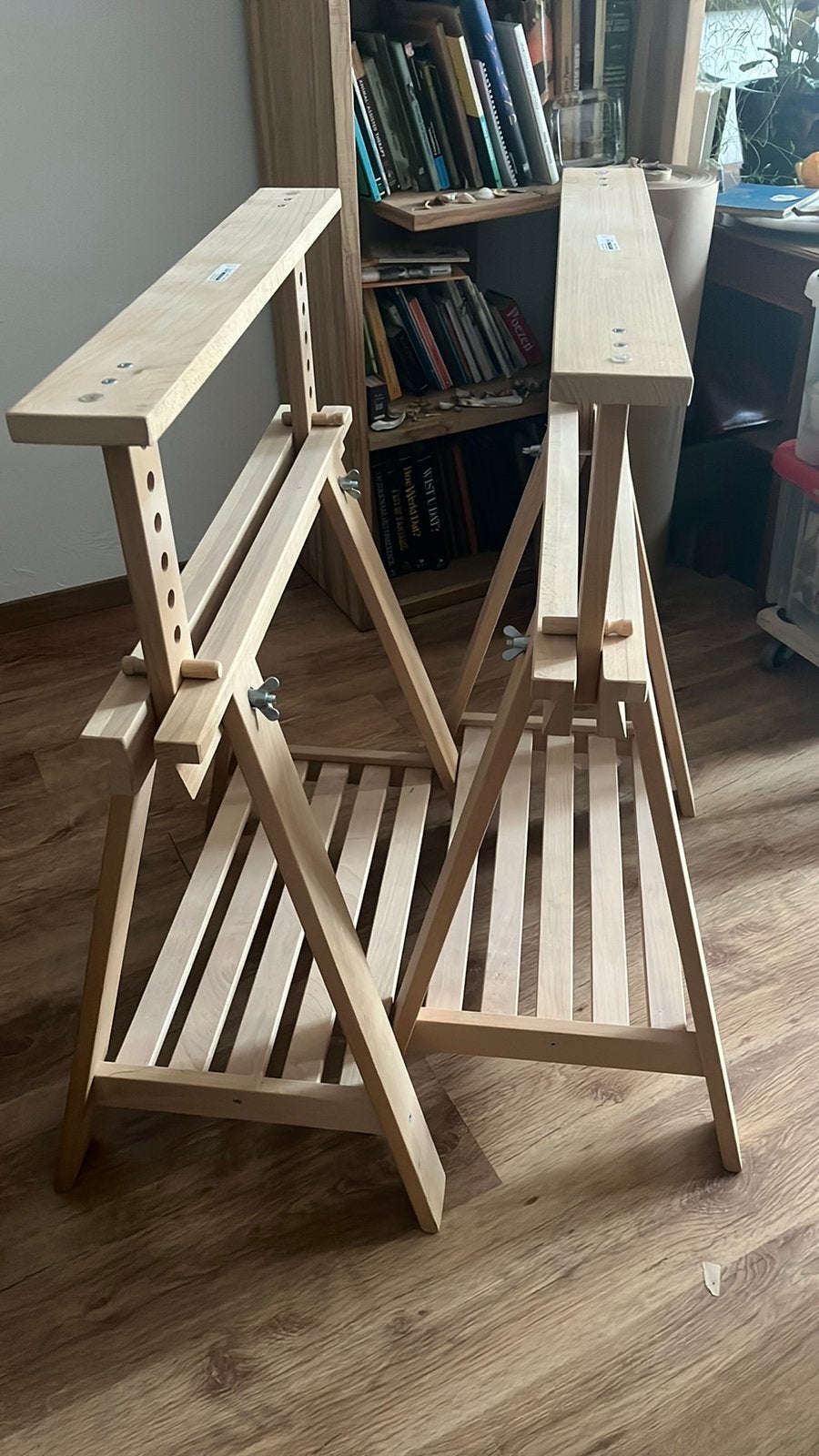Verstelbare schragen ikea, Ophalen, Gebruikt