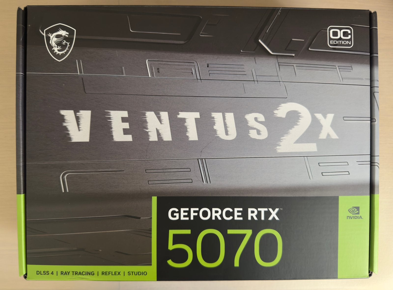 MSI GeForce RTX 5070 12G VENTUS 2X OC (+garantie 15/8/27), Ophalen, Overige soorten, Zo goed als nieuw, HDMI