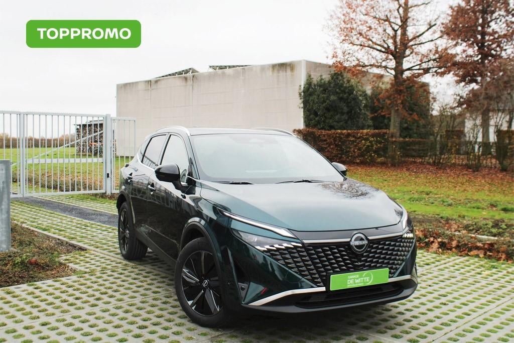 Nissan QASHQAI E-Power Tekna + Glass Roof + Cold Pack, Automaat, 1497 cc, Leder en Stof, Stuurwielverwarming
