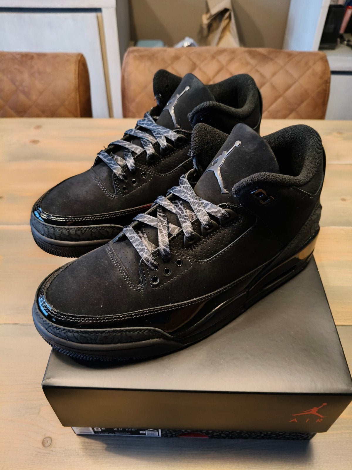 Nike air Jordan 3 black cat 2025, Kleding | Heren, Schoenen, Zwart, Nieuw, Ophalen of Verzenden, Sneakers