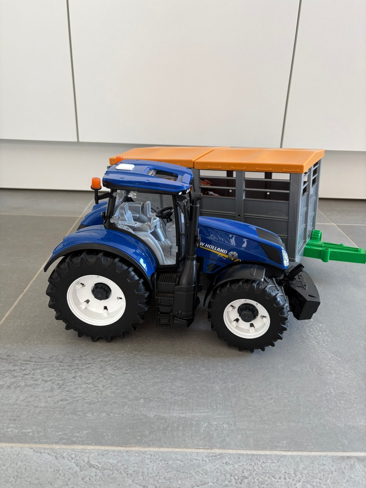 Tractor met kar, Kinderen en Baby's, Speelgoed | Overig, Ophalen, Gebruikt