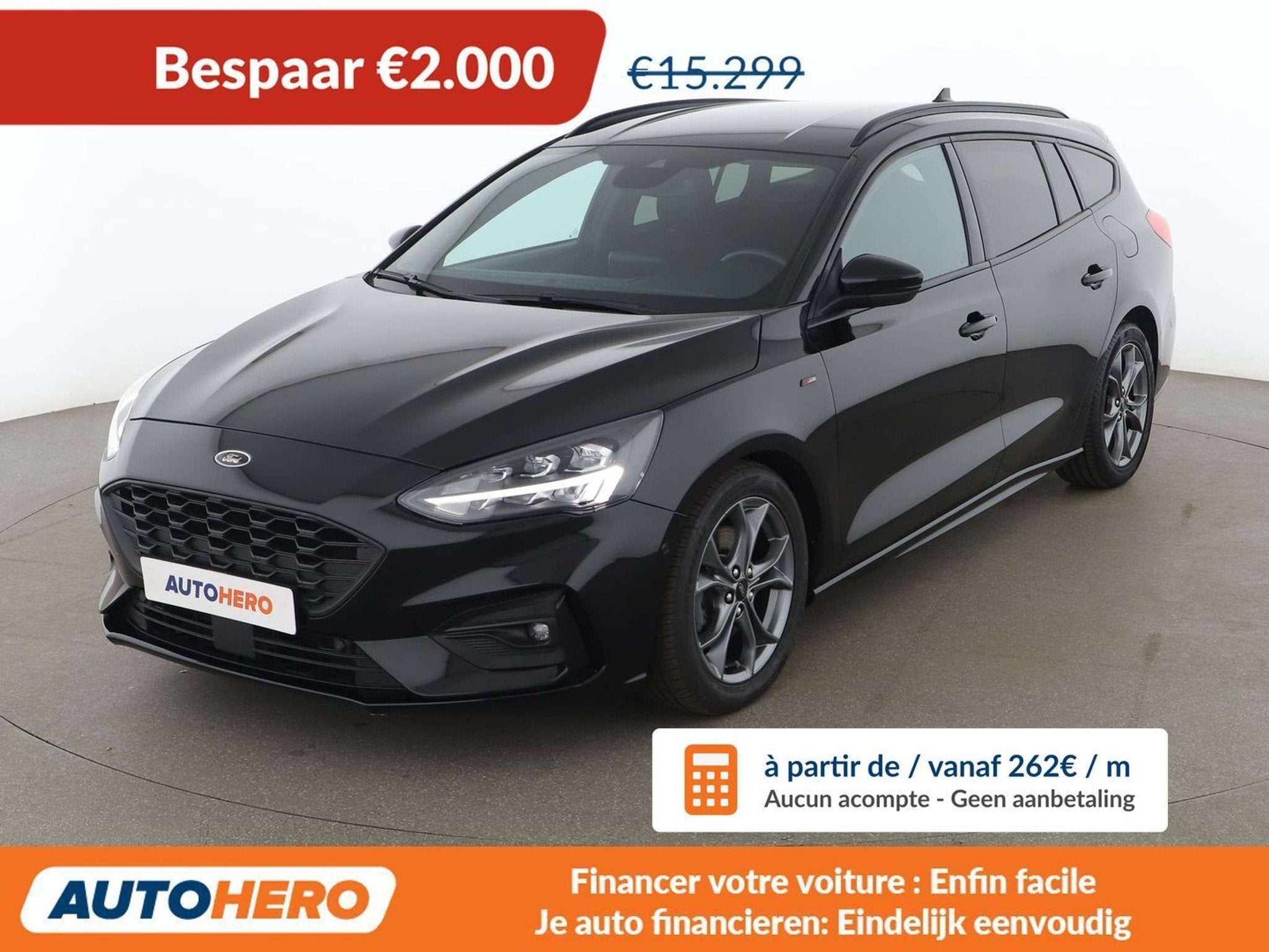 Ford Focus 2.0 TDCi EcoBlue ST-Line, Autos, Ford, Achat, Focus, ABS, Airbags, Air conditionné, Android Auto, Apple Carplay, Climatisation automatique