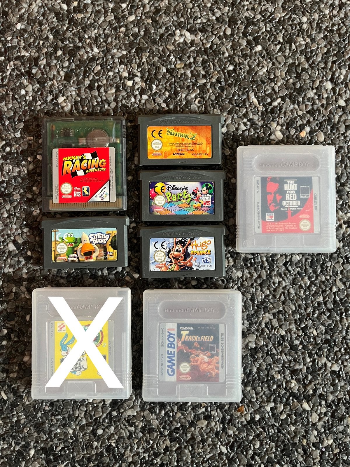 Lot Gameboy, Games en Spelcomputers, Games | Nintendo Game Boy, Zo goed als nieuw, Ophalen of Verzenden