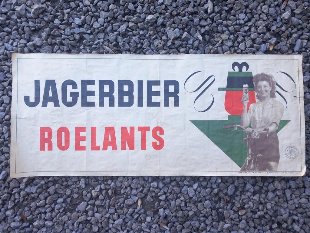 Oude Jagerbier Roelants reclame, Ophalen of Verzenden