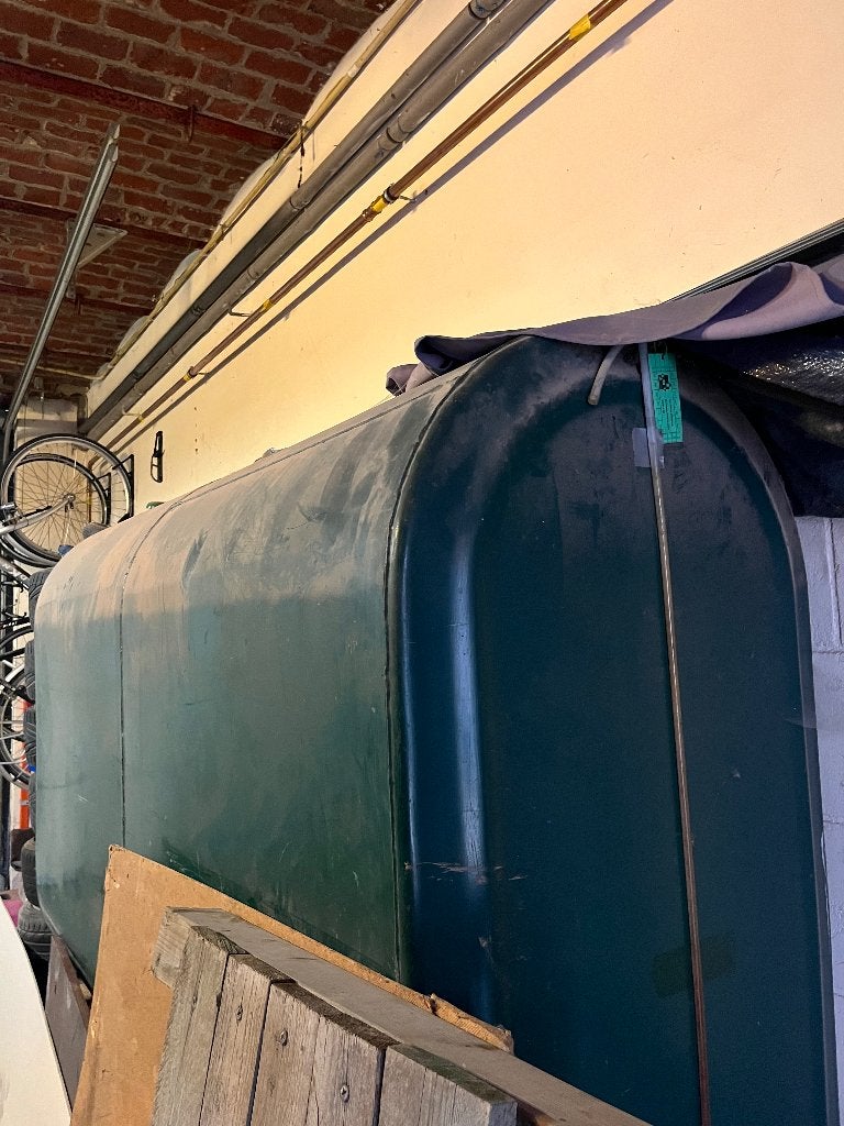 Mazouttank, Doe-het-zelf en Bouw, Ophalen, Gebruikt