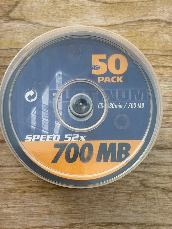 CD-R 700MB / 80min (50stuks), Cd, Nieuw, Ophalen of Verzenden, Op spindel