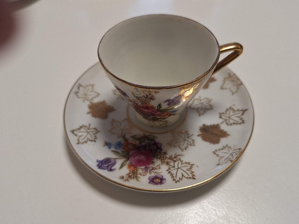 koffie servies, Ophalen