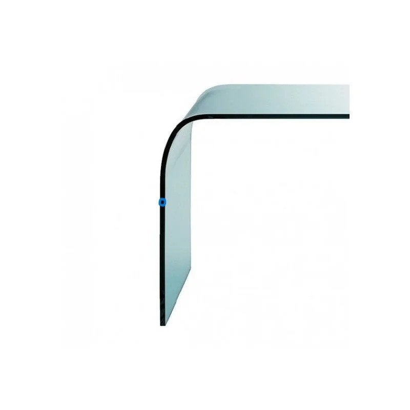 Fontana Arte, Table basse modèle incurvé (original), Huis en Inrichting, Ophalen, Gebruikt, 100 tot 150 cm, 50 tot 100 cm