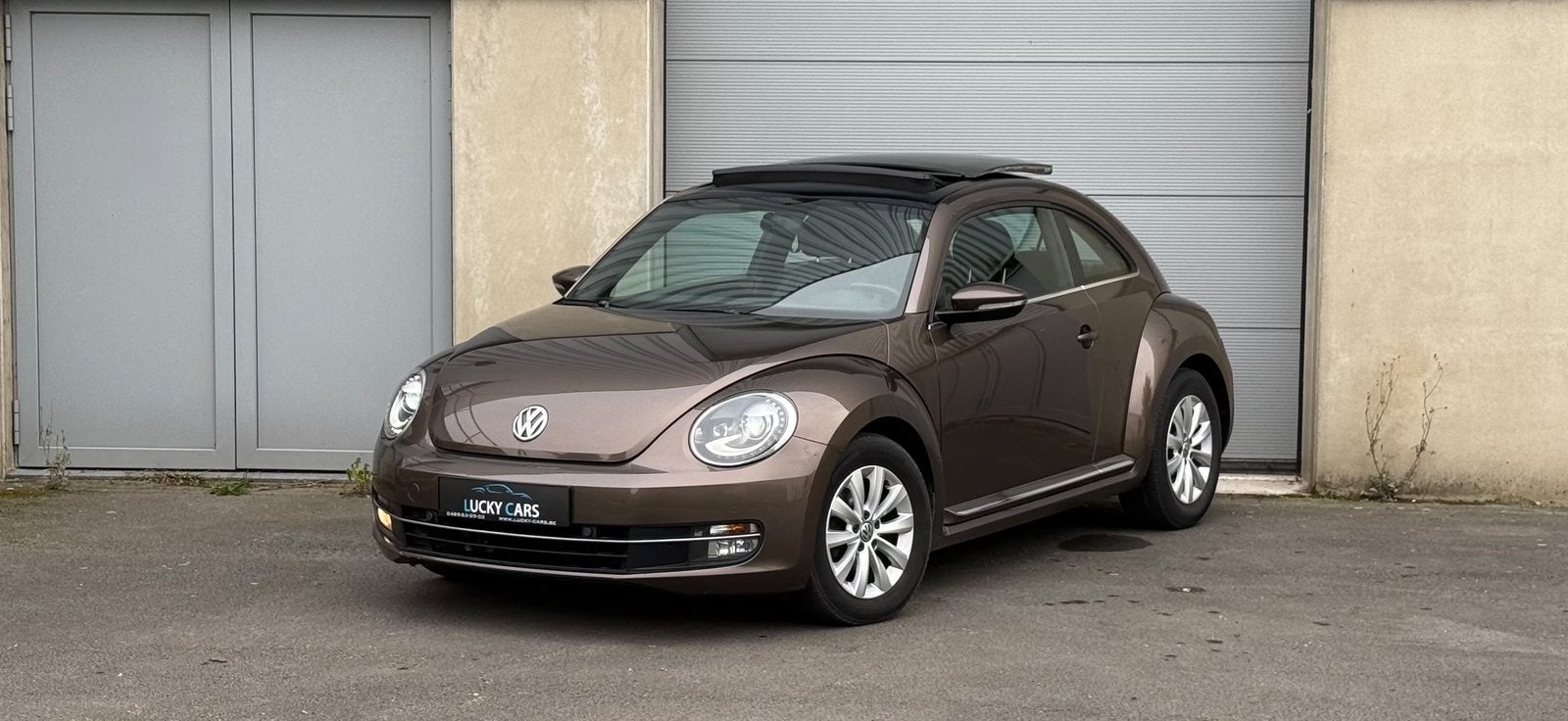 Prachtige volkswagen Beetle in goede staat + keuring, Bruin, Bedrijf, 3 deurs, Beetle (Kever)