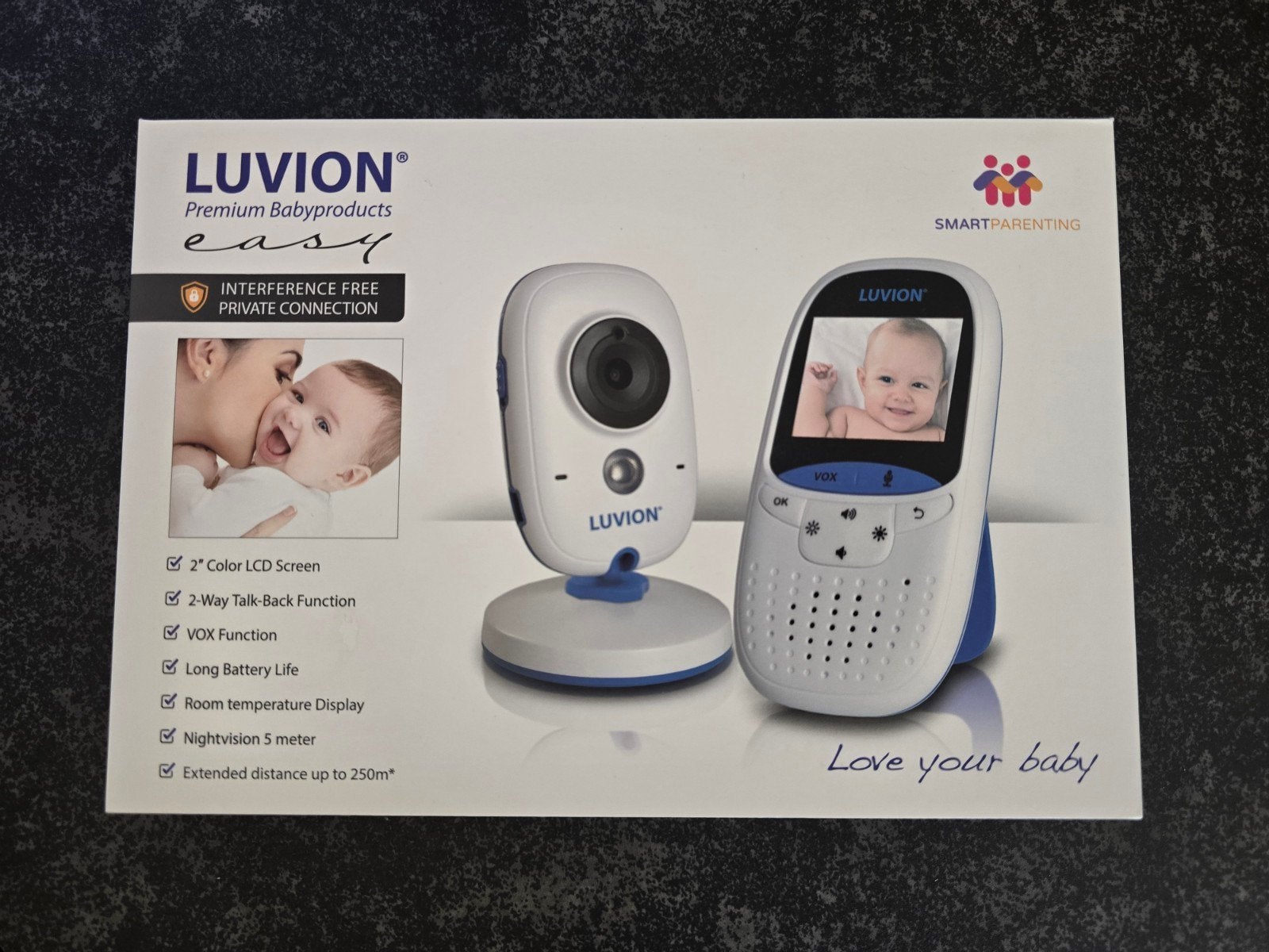 LUVION Babyfoon met camera, Enfants & Bébés, Enlèvement ou Envoi, Comme neuf, 100 à 250 mètres, Caméra