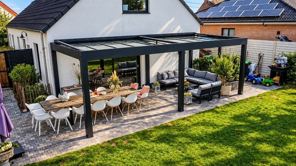 Carport, overkapping, veranda, etc. Met montage, Enlèvement, Neuf