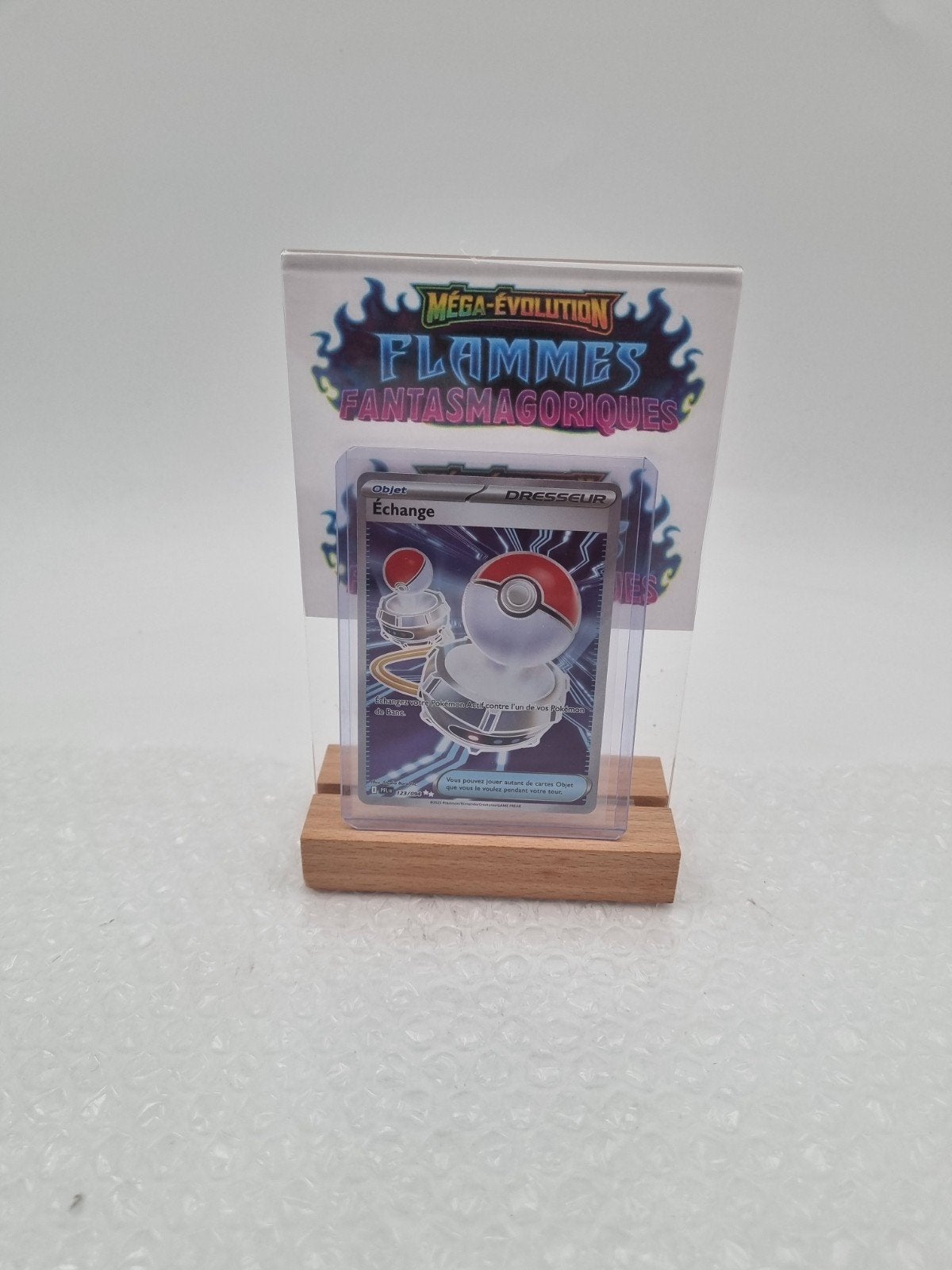 FULL ART Echange 123/094 ME2 Flammes Fantasmagoriques, Hobby en Vrije tijd, Verzamelkaartspellen | Pokémon, Nieuw, Losse kaart