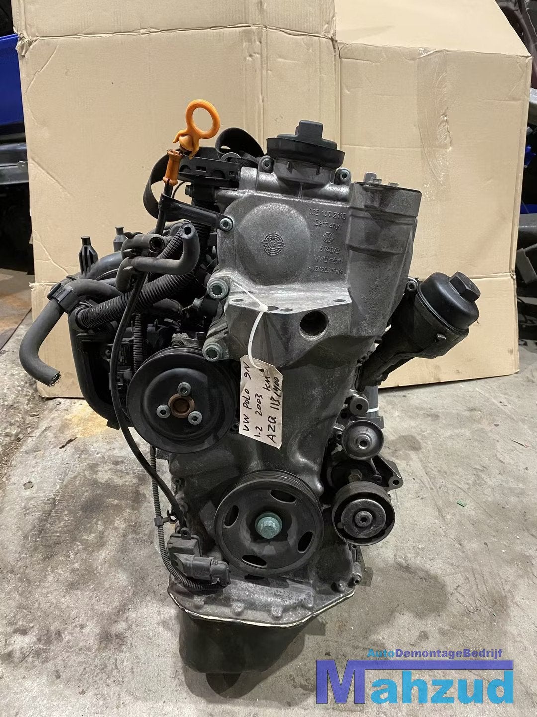 VW POLO 9N 1.2 AZQ Motorblok motor kaal geen garantie, Auto-onderdelen, Gebruikt, Volkswagen, Volkswagen AG, Vw@volkswagen.de