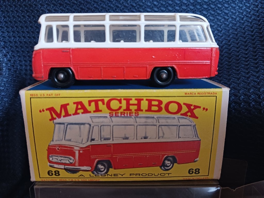 Matchbox 68 b  Mercedes Coach, Enlèvement ou Envoi, Matchbox