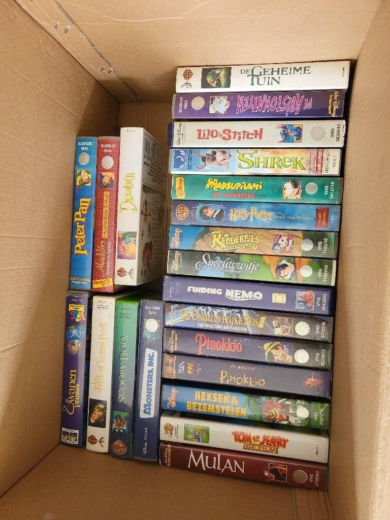 46 VHS videofilms, Alle leeftijden, Ophalen, Gebruikt, Overige genres