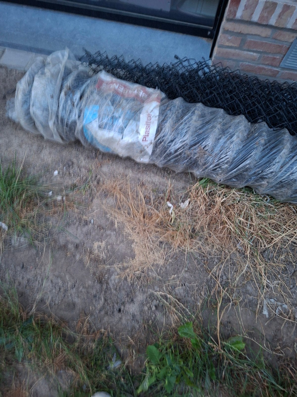 Tennisdraad zwart 180 cm, Ophalen, Nieuw, 20 meter of meer, Gaas