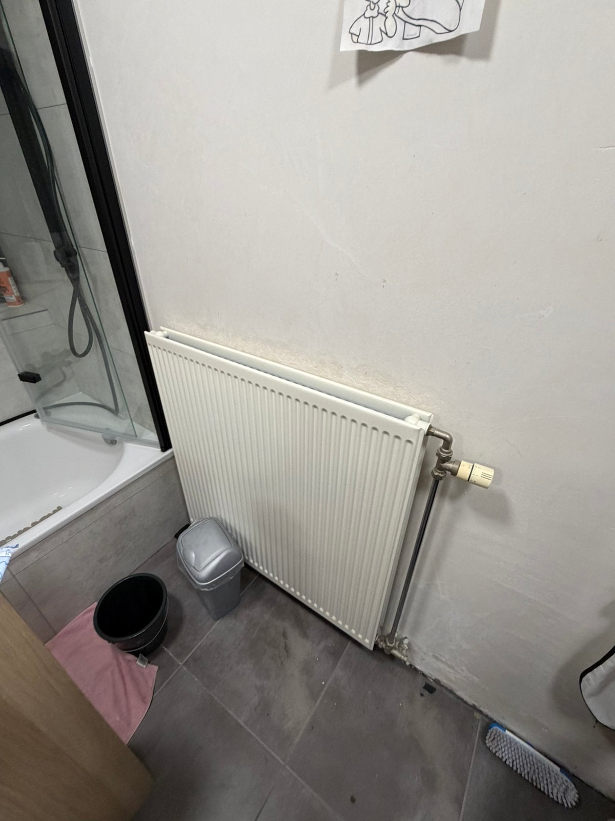 Radiator 90x90. 7dik, Ophalen