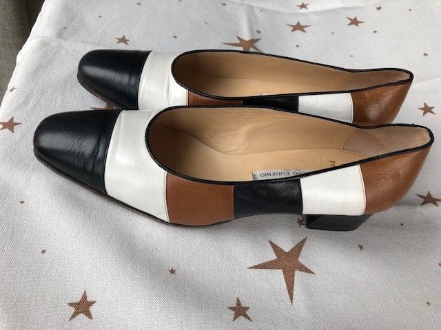 Italiaanse geklede damesschoenen, ANDERE, Schoenen met lage hakken, Overige kleuren, Ophalen of Verzenden
