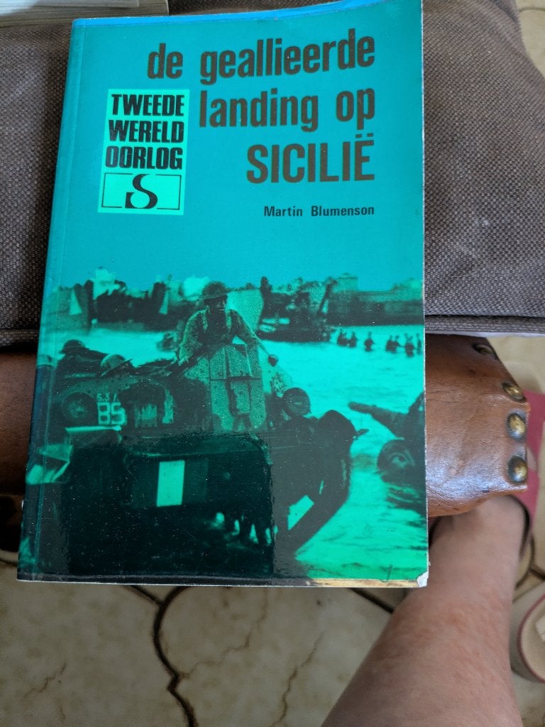 De geallieerde landing op Sicilië, Ophalen of Verzenden, Landmacht, Boek of Tijdschrift
