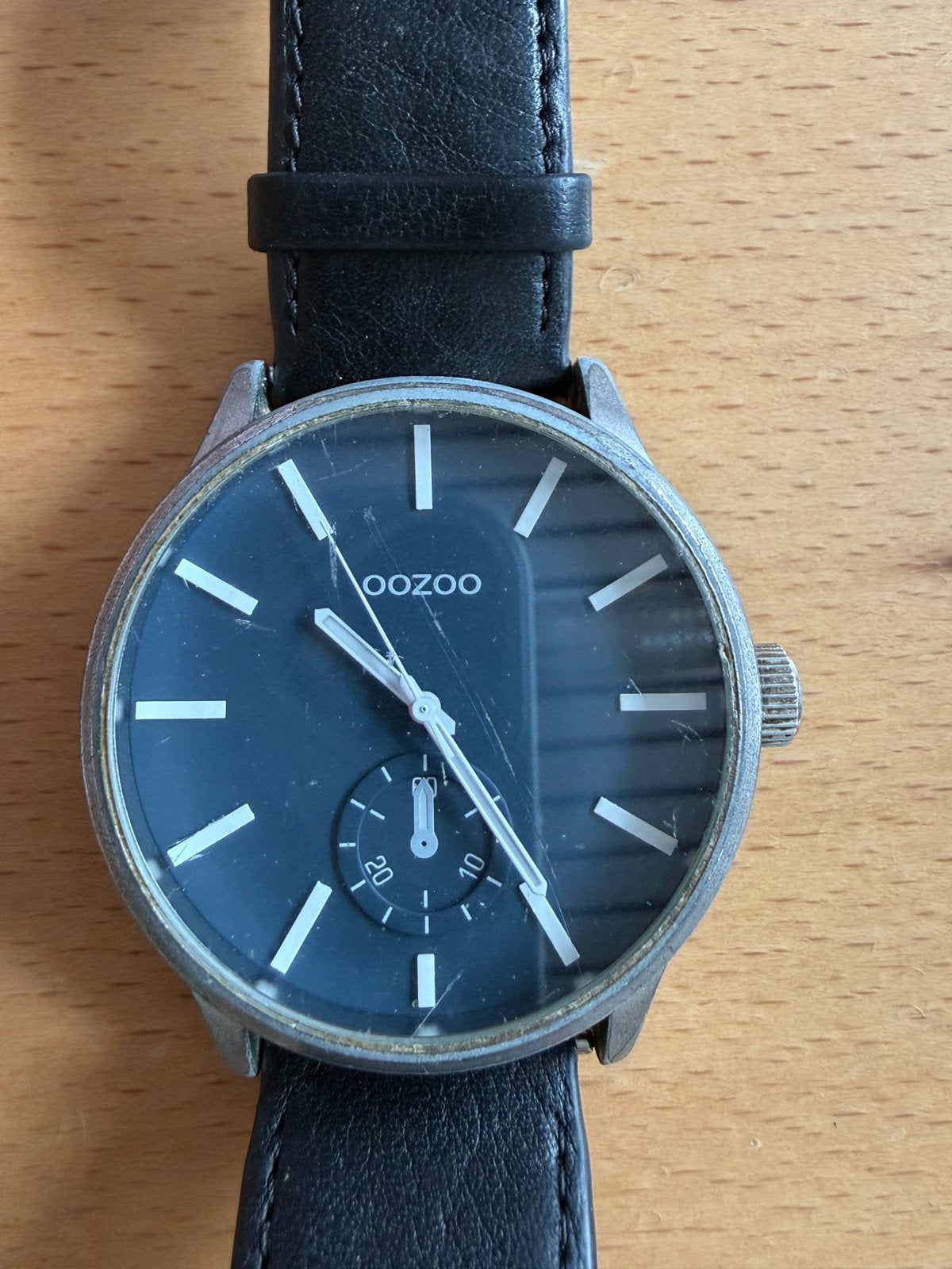 OOZOO herenhorloge – Zwart – Tijdloos design, Ophalen, Zo goed als nieuw