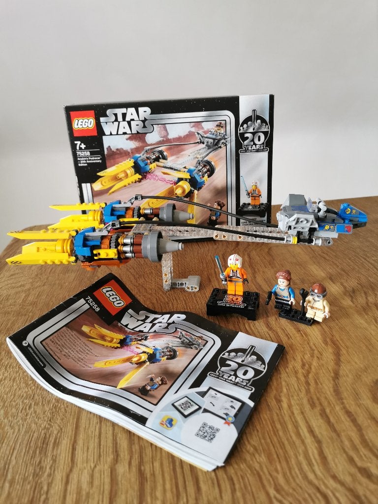 LEGO Star Wars 75258 "20 Years Anakin's Podracer", Instructions incluses, Star Wars, Lego, Ensemble complet