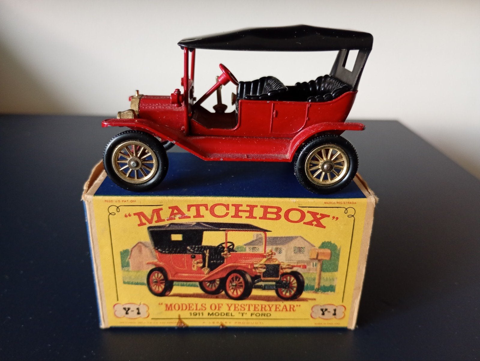 Modèles Matchbox d'antan Y-1 1911 Model T Ford New Model, Enlèvement ou Envoi, Comme neuf
