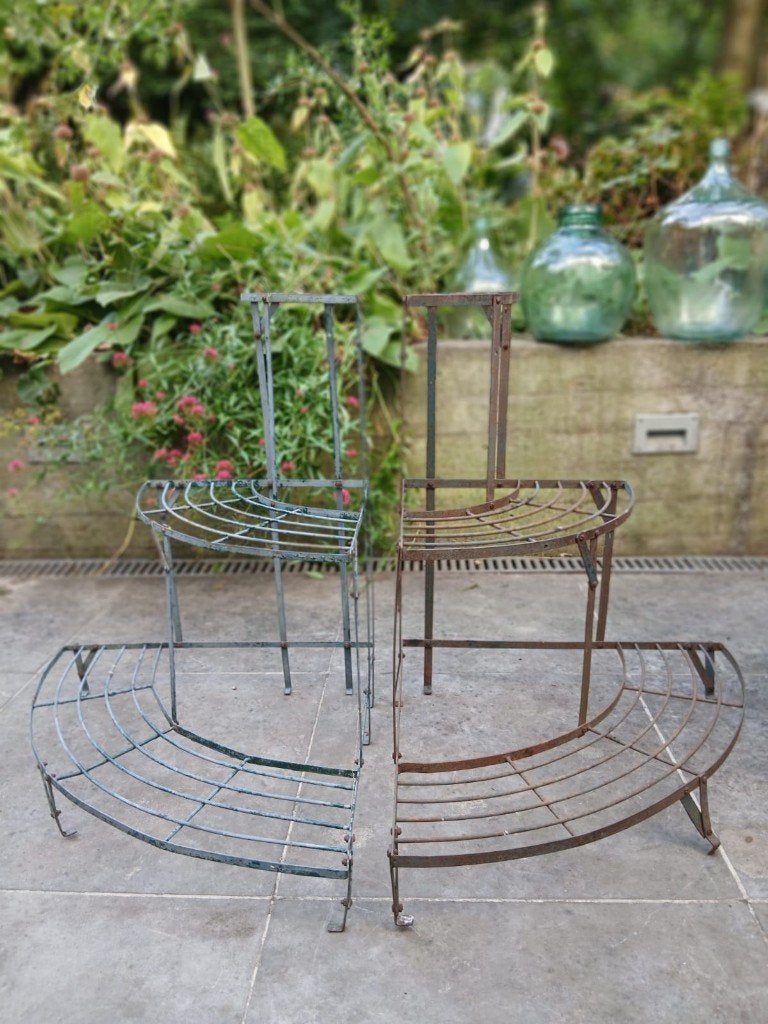 vintage plantenrek metaal, Tuin en Terras, Ophalen, Metaal