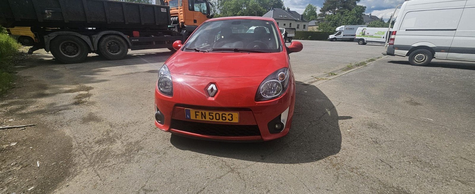 RENAULT TWINGO 1.2 ESSENCE 56900 KL 1AN GARANTIE, Rouge, Entreprise, Noir, 56 kW