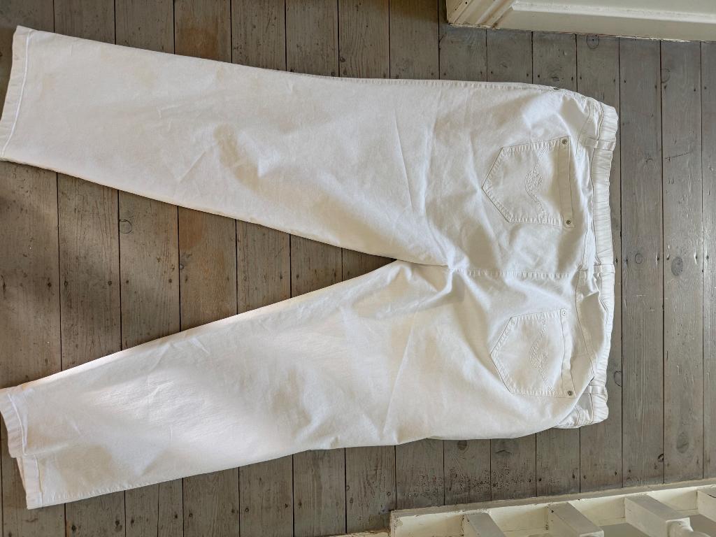 Pantalon jeans blanc, Enlèvement ou Envoi, Porté, Blanc, Autres tailles de jeans