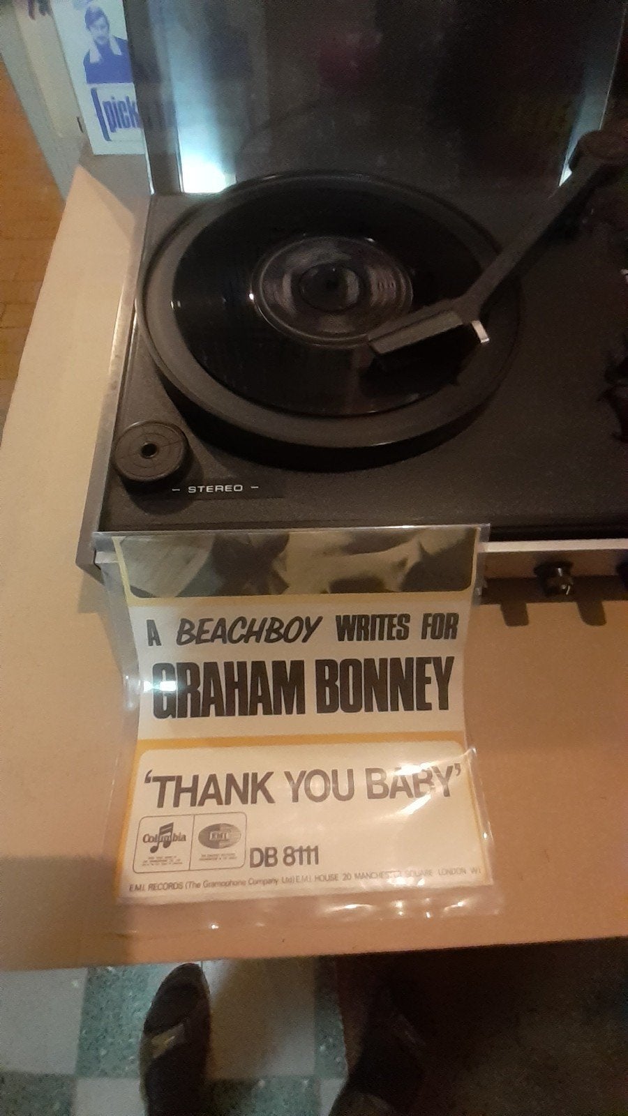 Vinyl singel graham bonney thank you baby in goede staat, Ophalen of Verzenden