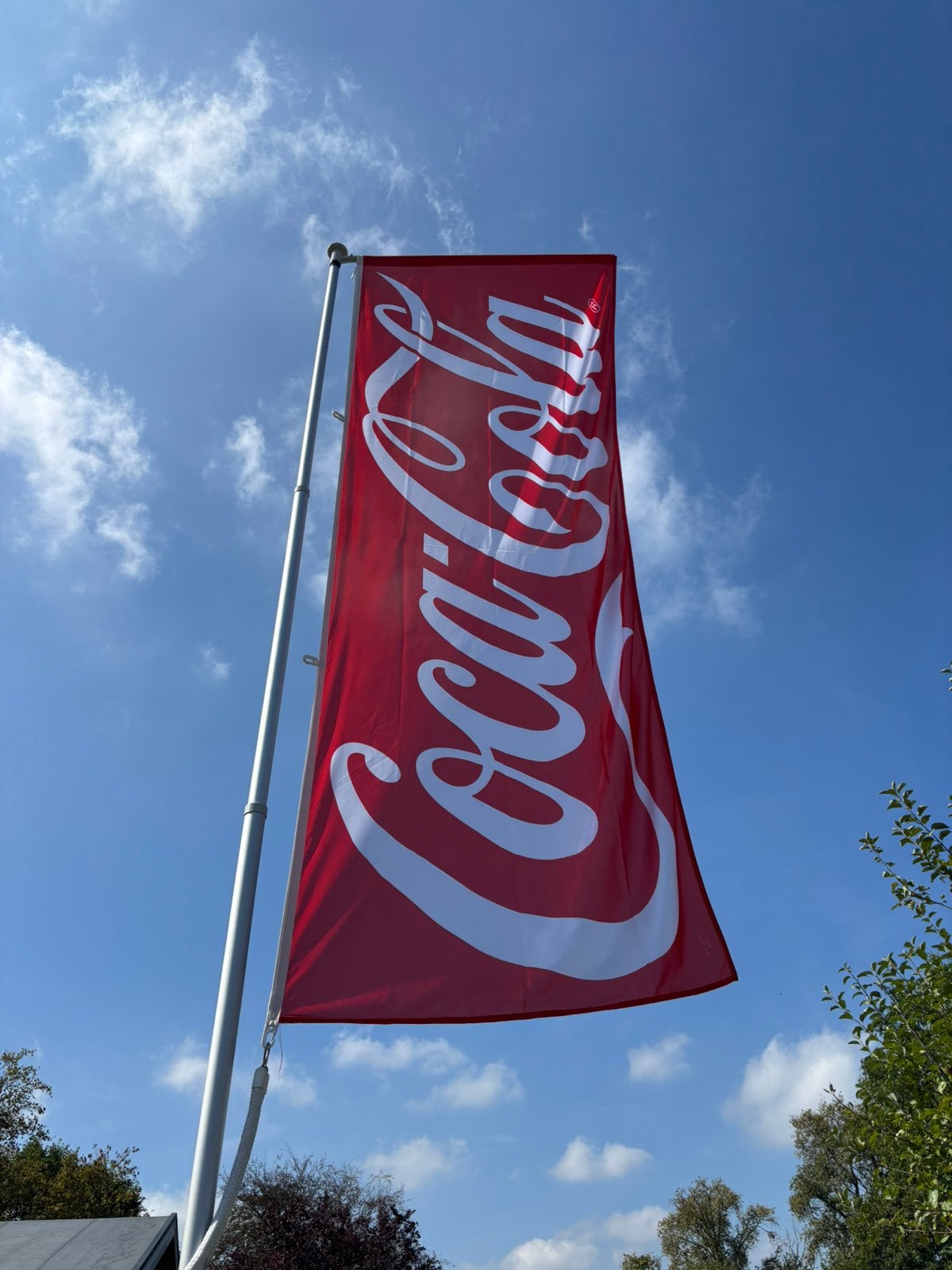 Drapeau Coca-Cola, Enlèvement, Neuf