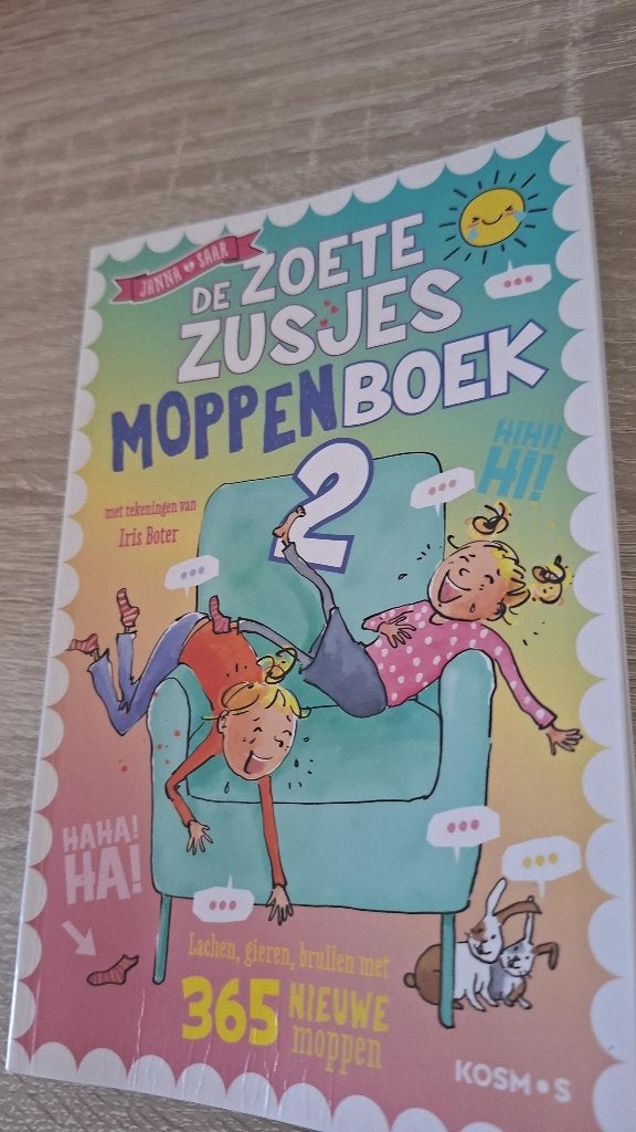 Zoete zusjes moppenboek 2, Ophalen, Fictie algemeen, Zoete zusjes, Zo goed als nieuw