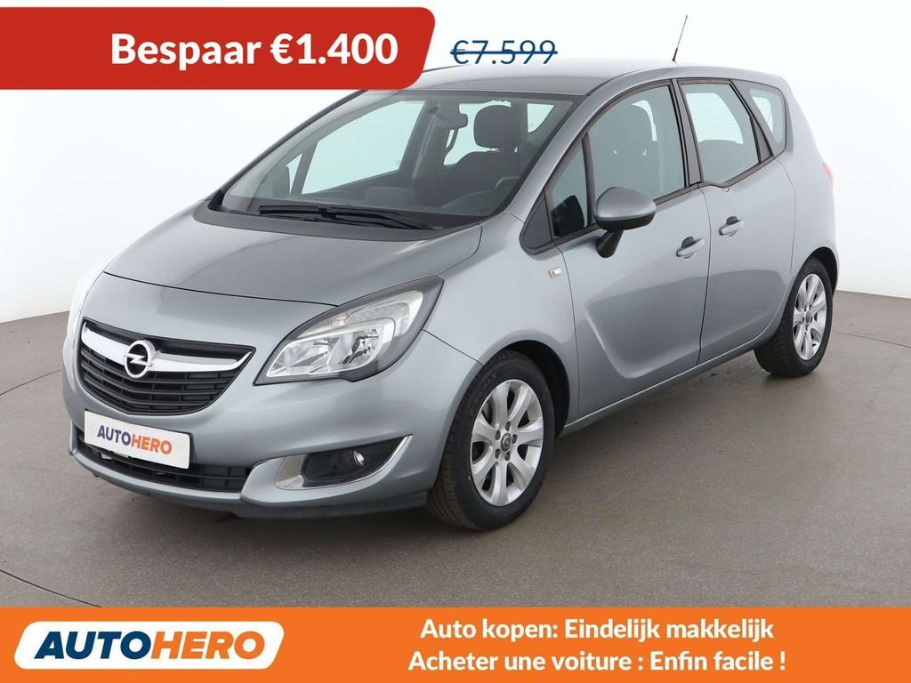 Opel Meriva 1.4 Edition (bj 2014), Auto's, Opel, Stof, 74 kW, Zilver of Grijs, 101 pk