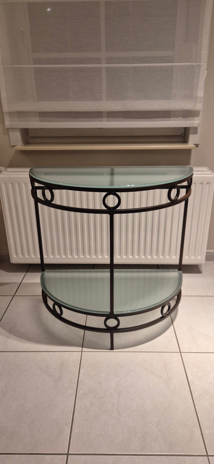 Decoratief tafeltje met spiegel, Ophalen, Zo goed als nieuw, Glas