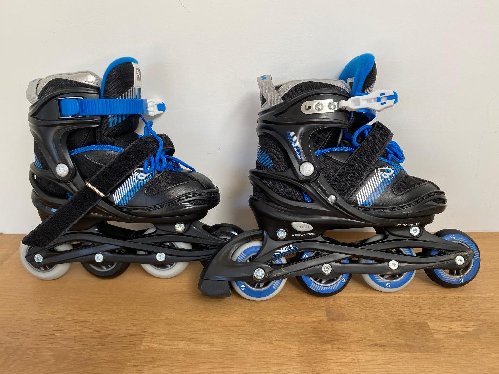 skeelers maat 33-36, Autres marques, Rollers 4 roues en ligne, Réglable, Comme neuf