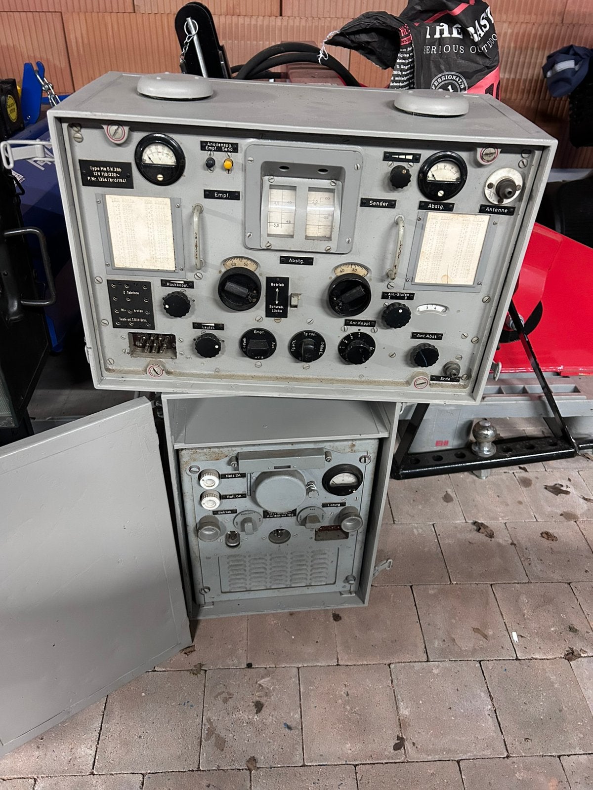 Duitse bunkerset zender omvormer wo2, Verzamelen, Militaria | Tweede Wereldoorlog, Ophalen, Marine