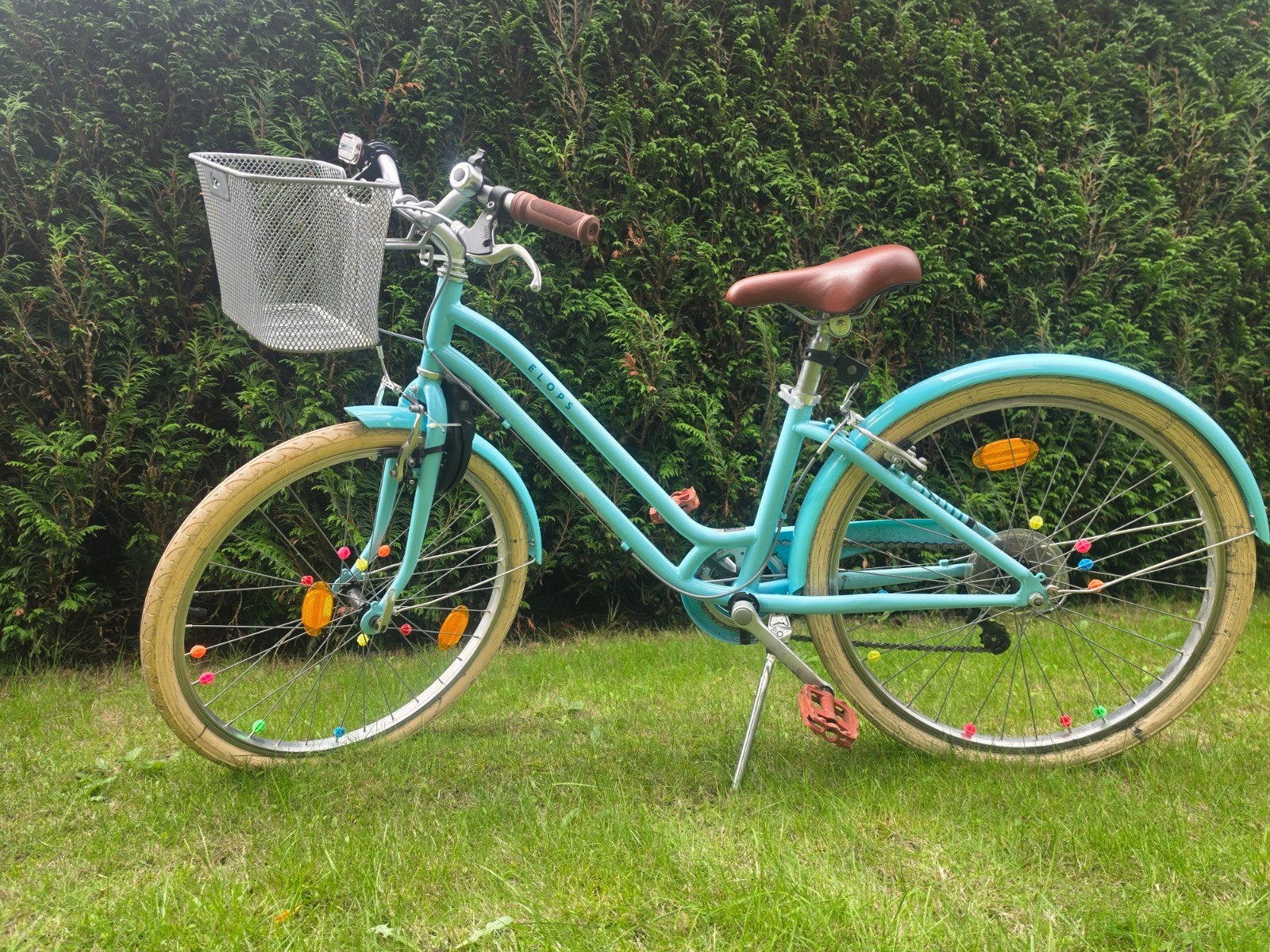 Meisjesfiets Elops Btwin 24 inch, Fietsen en Brommers, Ophalen, Gebruikt