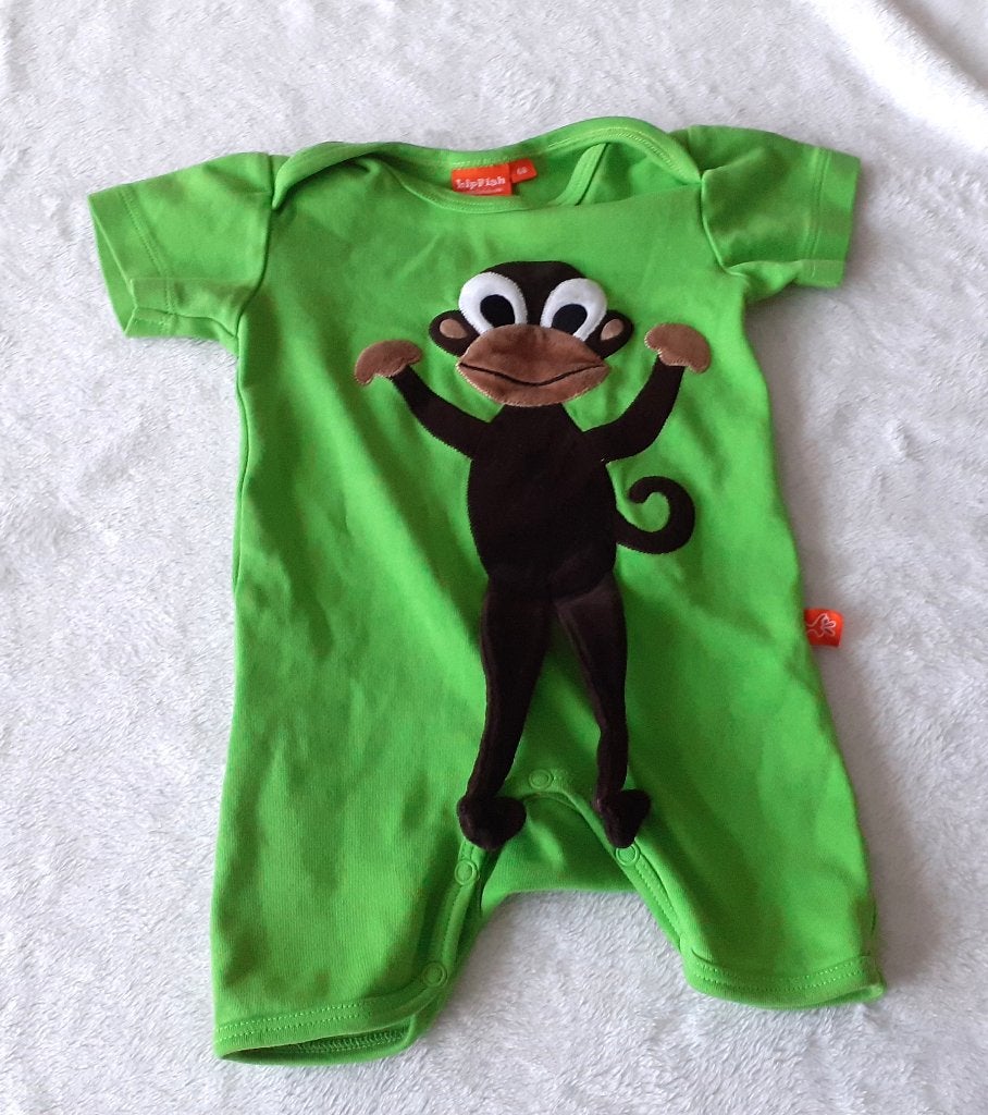 Baby boxpakje groen aap Lipfish 68, Enlèvement ou Envoi, Neuf, Garçon ou Fille, Costume