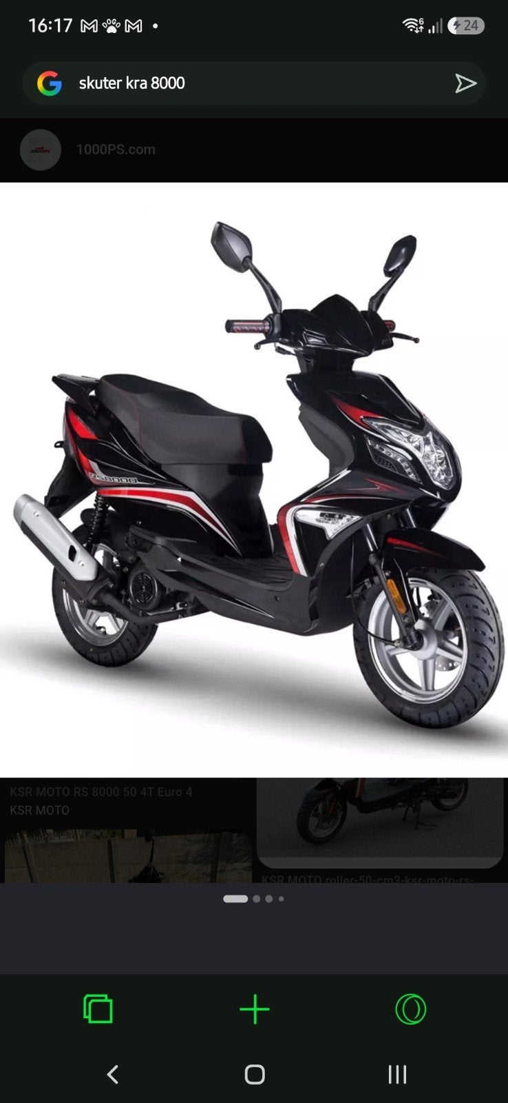 scooter KRS 8000 agm onderdelen, Fietsen en Brommers, Ophalen, Zo goed als nieuw, Overige typen, KRS