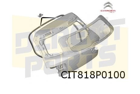 Citroën C4 Cactus (2/18-) achterklep Origineel! 9812299780, Neuf, Arrière, -, Haillon arrière
