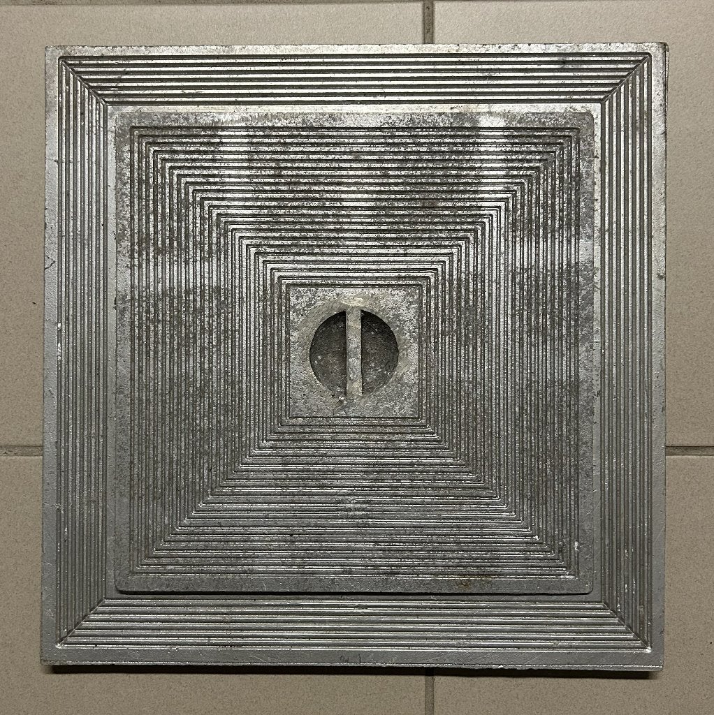 Couvercle de fosse en aluminium - 40 x 40 cm - Nouveau, Bricolage & Construction, Enlèvement ou Envoi, Neuf
