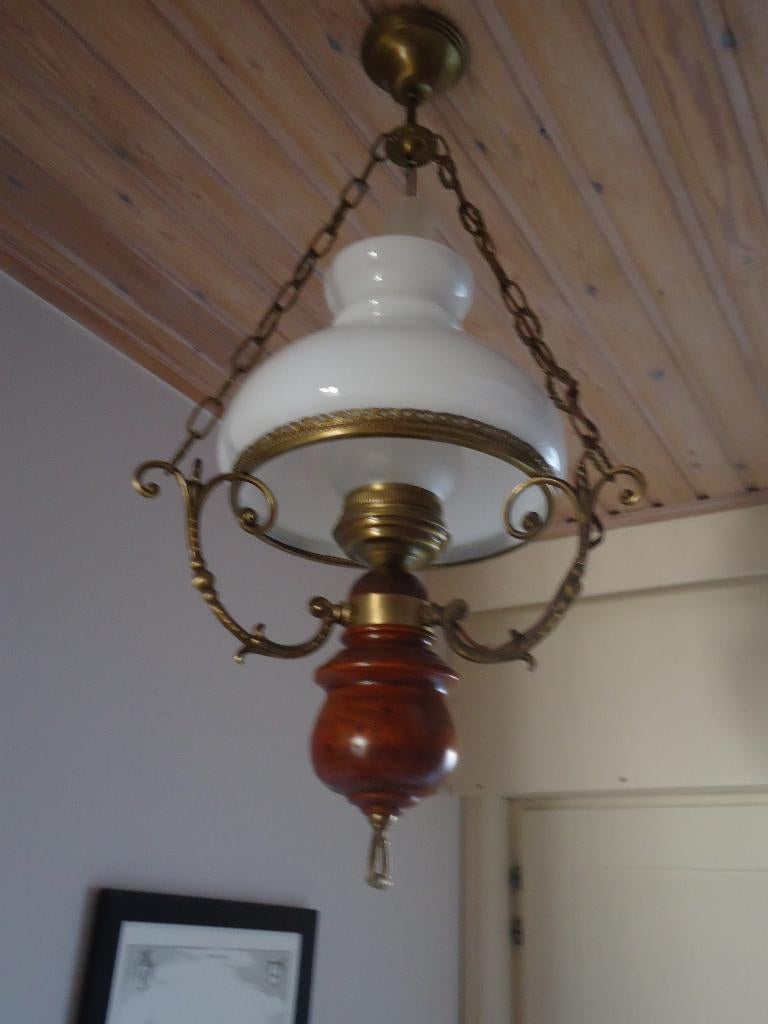 Vintage luster., Huis en Inrichting, Ophalen, Nieuw, Glas