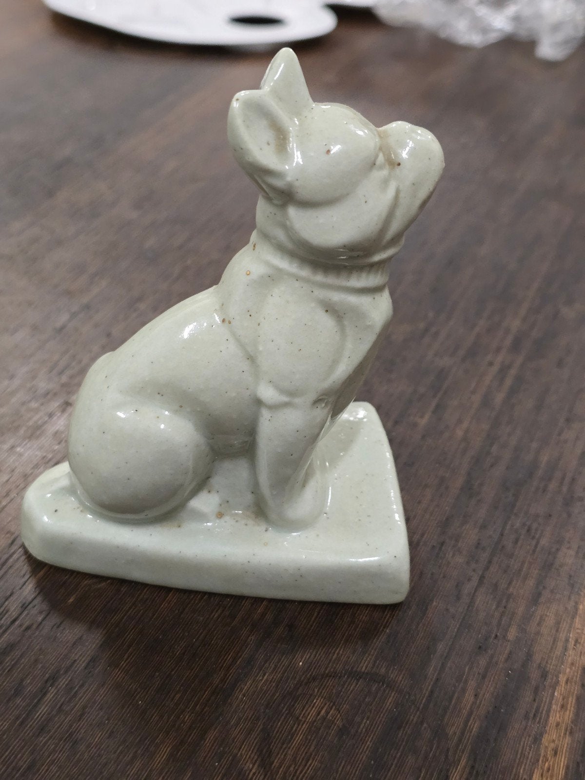 art deco beeldje (bulldog), Ophalen of Verzenden