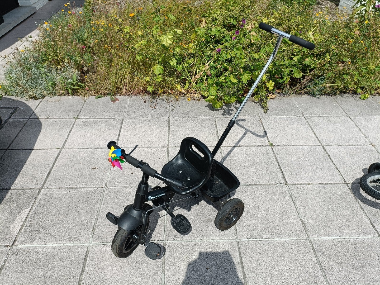 Driewieler met duwstang, Fietsen en Brommers, Ophalen, Duwstang