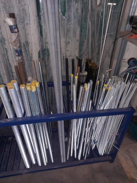 draadstangen verschillende maten, Doe-het-zelf en Bouw, IJzerwaren en Bevestigingsmiddelen, Ophalen, Nieuw, 100 tot 250 mm, Bouten of Moeren
