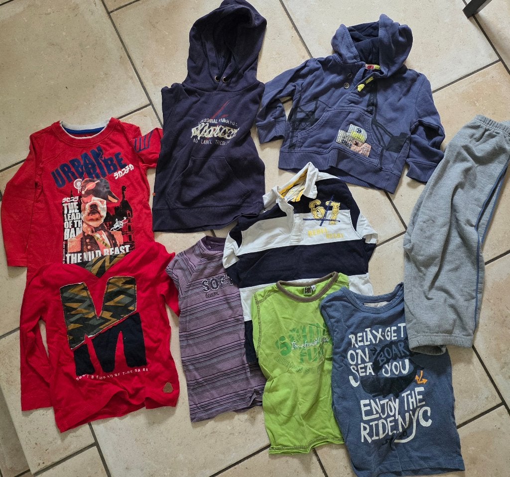A donner lot vêtements garçon 3-4 ans, Enlèvement, Utilisé, Garçon