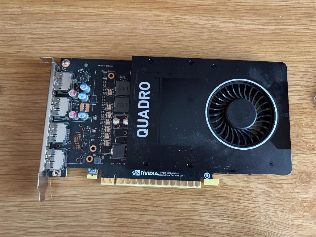 NVIDIA Quadro P2200 5GB GDDR5X PCIe Graphics Video Card, Computers en Software, Videokaarten, Gebruikt, Nvidia, PCI-Express 3.0
