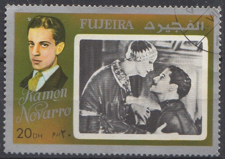 Fujeira - Mexicaanse acteur Ramon Novarro - 1972, Verzenden, Gestempeld