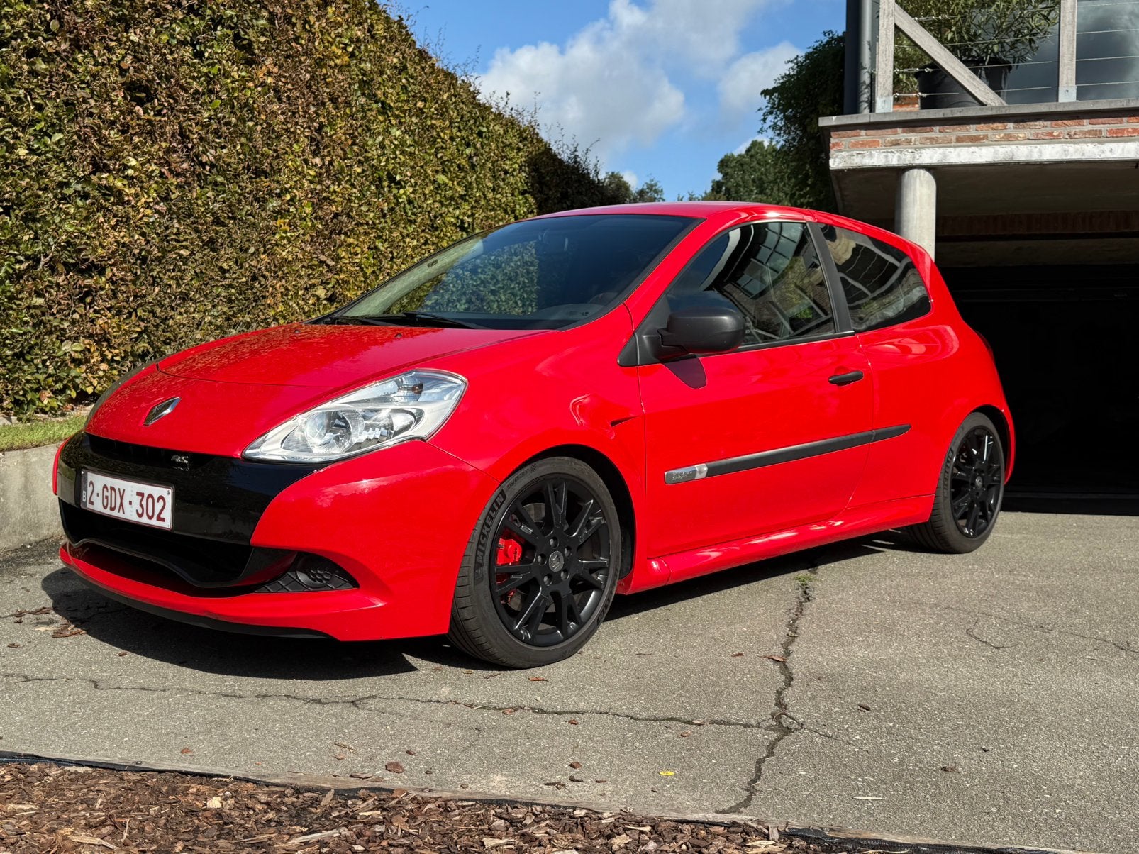 Renault Clio 3 RS phase 2, Auto's, Voorwielaandrijving, Stof, Handgeschakeld, Grijs